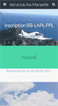 Mobile Screenshot of aeroclub-acam.fr
